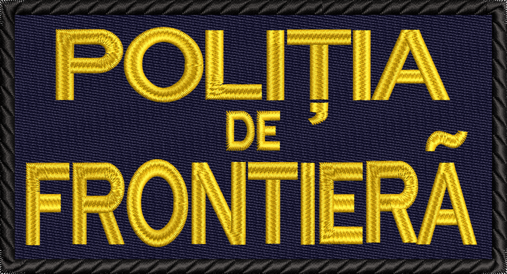 EMBLEMA POLITIA DE FRONTIERA PIEPT 13 X 7 CM